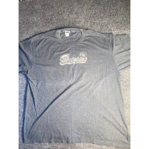 Miami Dolphins Lee Tee Shirt XL‎ Football Mens Gray Solid Regular  Rib Crew Neck